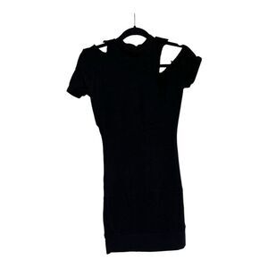 N:Philanthropy Brea Dress Womens Size XS Black Cut-Out Modern NWT Emo Punk Party